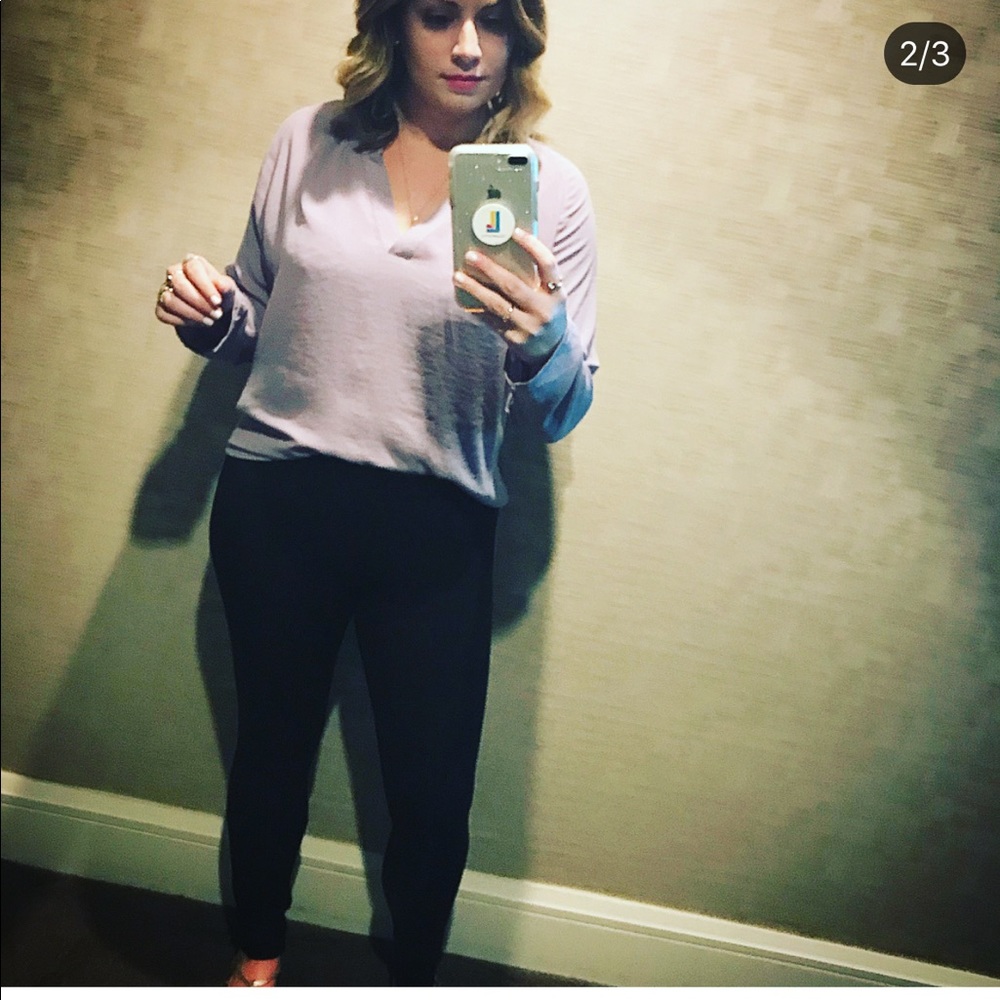 Purple Flowey Blouse